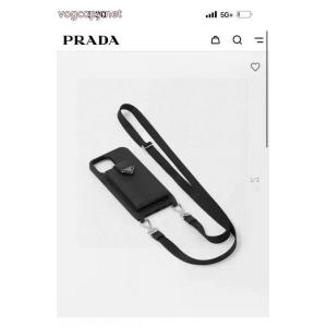 pradaIphoneケースカバーパスケース斜め掛け+セット