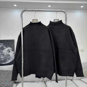 prada大判ニットセーターファスナーカーディガンコート