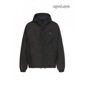 Prada25SSリバーシブルマルチカラーナイロンロゴジャケット
