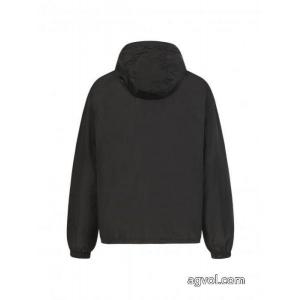 Prada25SSリバーシブルマルチカラーナイロンロゴジャケット