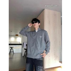 PRADAニット長袖ジャケットセーターコート
