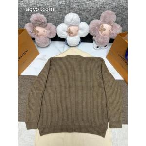 prada 25秋冬モデル三角アルファベット刺繍カーディガン