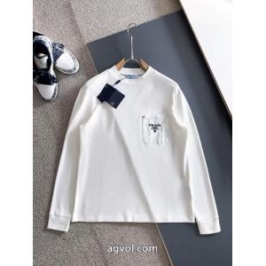 長袖Tシャツプラダブランド コピー 販売 店今流行 稀少*新品 2026限定新作