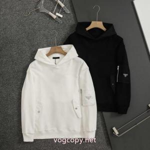 新作期間限定セール 切りっぱなし 洒落感を演出する！コピー 商品 販売パーカーPRADA