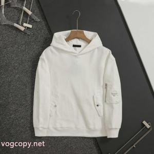 新作期間限定セール 切りっぱなし 洒落感を演出する！コピー 商品 販売パーカーPRADA