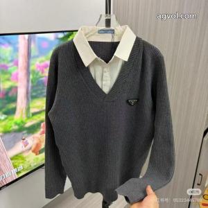 偽 ブランド 通販セーター存在感拔群 希少入荷 超人気PRADA