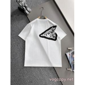 ブランド コピー 着払いPRADA洗練された雰囲気 男女共用 個性的なスタイリングTシャツ