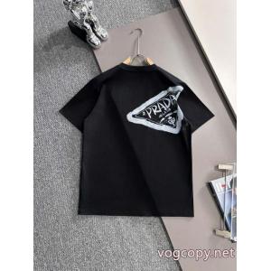 ブランド コピー 着払いPRADA洗練された雰囲気 男女共用 個性的なスタイリングTシャツ