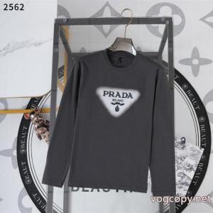 PRADAブランド コピー 専門店必要な一品 高い機能性 2026新入荷長袖Tシャツ