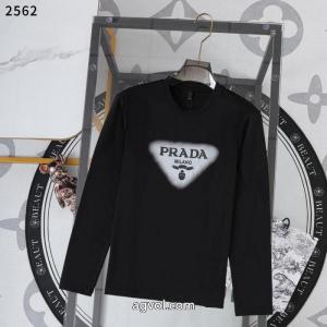 ブランド スーパー コピー 優良店長袖TシャツPRADAHOT新作登場 秋冬季新作 入手困難