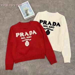 PRADA激安 通販 ブランド毎年爆発的人気 撥水素材 鮮度が手に入るセーター.
