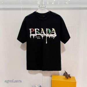 PRADA高級感溢れるデザイン 相性抜群 魅力ファッションコピー 品 ブランド半袖Tシャツ