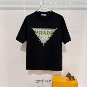 最前線2026 大人気 完売前に 最終セールPRADAブランド 品 激安 通販半袖Tシャツ