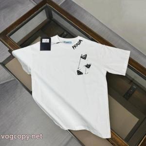 大幅値下げ 新作入荷格安 人気確定 コピー ブランド 通販 安心半袖TシャツPRADA