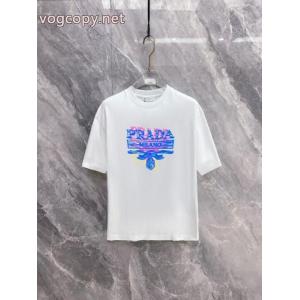 ブランド 通販 激安半袖TシャツPRADA手元に在庫あり 大人の余裕が漂う 大特価