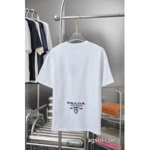 PRADA2026最新作完売必至 大人気アイテム オシャレな雰囲気ブランド 偽物 激安半袖Tシャツ