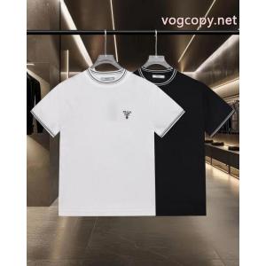 偽 ブランド 販売PRADA2026流行り 定番 ファッション 大好評シリーズ半袖Tシャツ