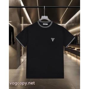 偽 ブランド 販売PRADA2026流行り 定番 ファッション 大好評シリーズ半袖Tシャツ