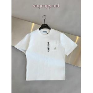 コピー 商品 販売PRADA半袖Tシャツ今年風 売切続出 今季トレンド