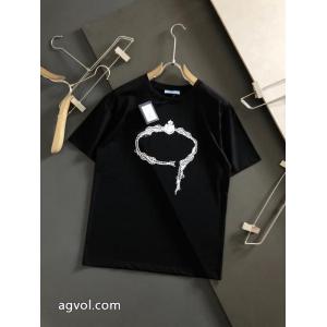 コピー ブランド 販売プラダ名入れ無料 新商品特価 話題人気商品半袖Tシャツ