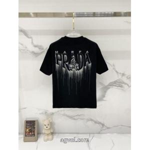 偽物 ブランド ショップ予約完売品 魅力的な 激安プラダ半袖Tシャツ