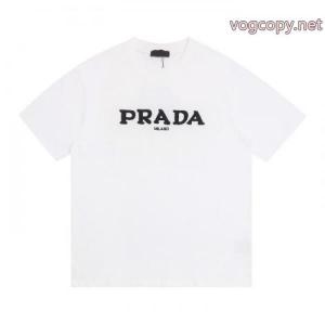 PRADA限定SALE 数量限定定番人気 大人の魅力ブランド 偽物 激安 通販半袖Tシャツ