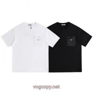 ブランド 通販PRADA半袖Tシャツ極上美品 少量再入荷 フォーマル多機能 