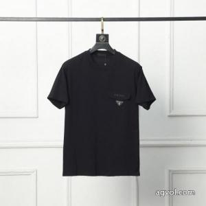 高級ブランド超安特価 HOT最新作 人気が爆発 半袖TシャツPRADA偽 ブランド 通販