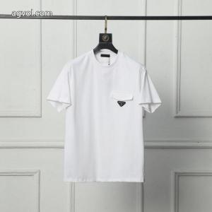 高級ブランド超安特価 HOT最新作 人気が爆発 半袖TシャツPRADA偽 ブランド 通販