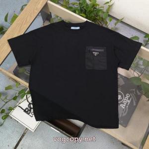 PRADA相性の良い 新作在庫希少 今季重宝するブランド スーパー コピー 店舗半袖Tシャツ