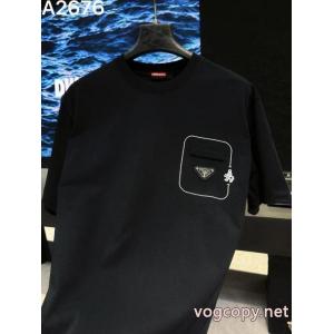 半袖Tシャツ偽物 通販PRADA毎年大人気商品 限定デザイン トレンド2026