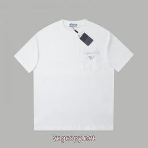 半袖Tシャツお買い得 速達EMS便 値下げ！PRADA激安 ブランド