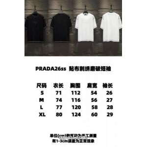 プラダブランド コピー 安心全国無料正規品 上品さ漂う 数量限定HOT半袖Tシャツ