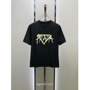 半袖Tシャツブランド 通販店PRADA新色入荷 今季人気新作登場 お買い得特価