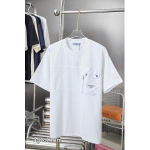 PRADA半袖Tシャツ2026季節限定 夏のコーデにぴったり ～希少   ブランド コピー