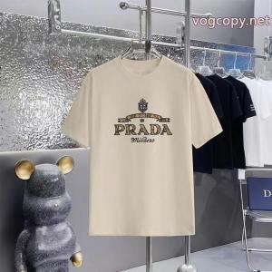 PRADA偽物 ブランド半袖Tシャツ夏季新作品 今年も人気！ 清潔感の高い新品