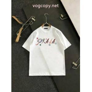 スーパー コピー 安心半袖TシャツPRADA高品質な 超数量限定 着回し力が抜群