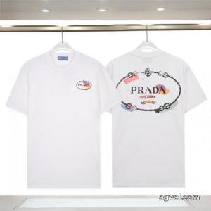半袖TシャツPRADA海外よりお届け限定品 気分がアガる 品質保証定番コピー 商品 通販