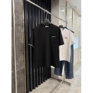 限定特価 2026新作限定 大人かっこいいPRADA半袖Tシャツコピー ブランド 優良