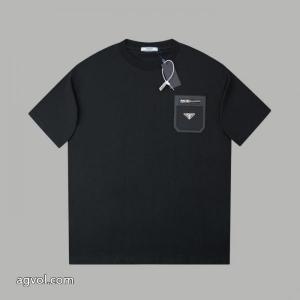 PRADA人気商品登場 TOPセラー賞 正規品保証半袖Tシャツブランド フェイク