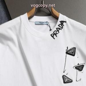 毎日更新 最終セール 根強い人気定番商品PRADAコピー 通販半袖Tシャツ