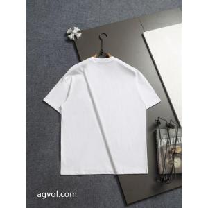 半袖Tシャツ偽物 通販 サイトPRADA夏季新作品 気軽に着れる 格好良いアイテム