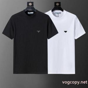 PRADA半袖Tシャツお洒落新作 最安値激しい争奪戦 限定品も！ブランド スニーカー 激安