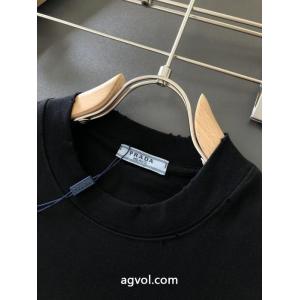 ブランド 激安半袖TシャツPRADASALEお得にGET 数に限りがある 爆発的人気