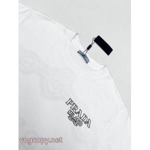 半袖Tシャツデザイン性の高い 激安即発 注目の一品激安 ブランドPRADA