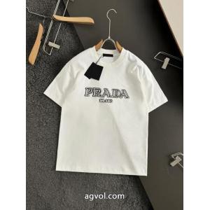 スーパーコピー2026一番人気 今季買い逃した人必見! 芸能人愛用PRADA半袖Tシャツ