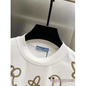 通販 ブランドプラダ2026流行り 人気爆発新作登場 相性抜群半袖Tシャツ