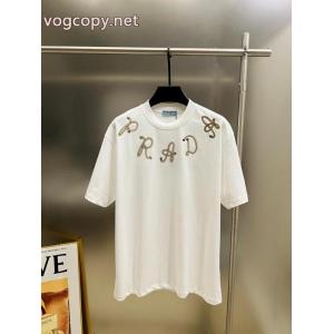 通販 ブランドプラダ2026流行り 人気爆発新作登場 相性抜群半袖Tシャツ