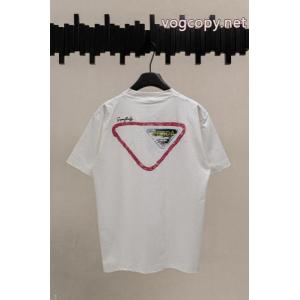 半袖TシャツPRADAスーパー ブランド コピー大人気で争奪戦 カワイイ雰囲気 店舗完売品