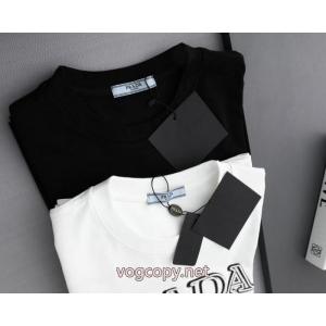 PRADAトレンド感溢れた 毎年定番 安心の激安通販ブランド コピー 販売半袖Tシャツ